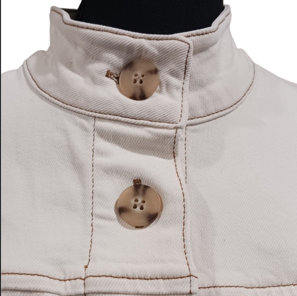 SOLD J. Jill Modern Utility Jacket Natural - Picture 4 of 8